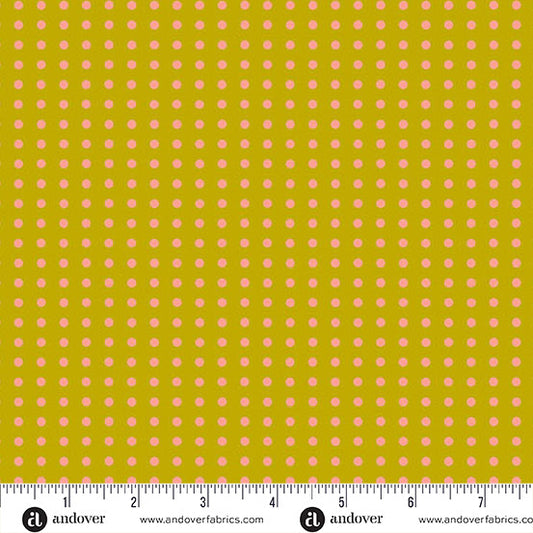 Jinny- Leaf Dotty: Sold by the 1/2 yard