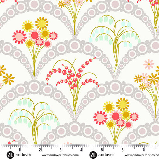 Jinny- Swan Greenvalley: Sold by the 1/2 yard