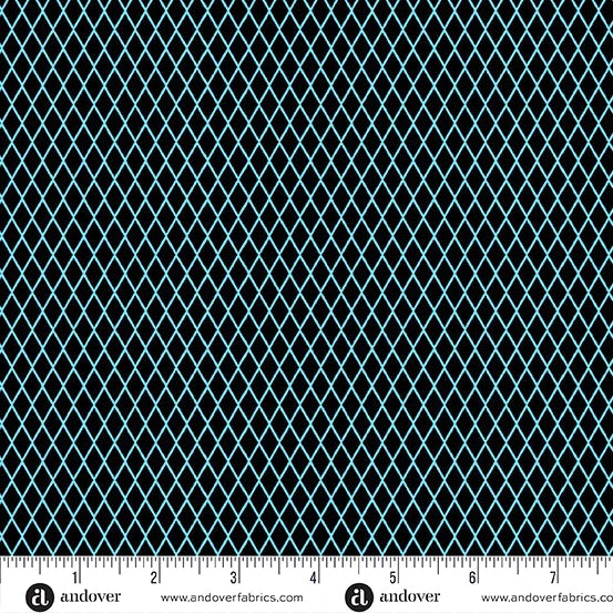 Prismatic- Electric Fishnet: Sold by the 1/2 Yard.