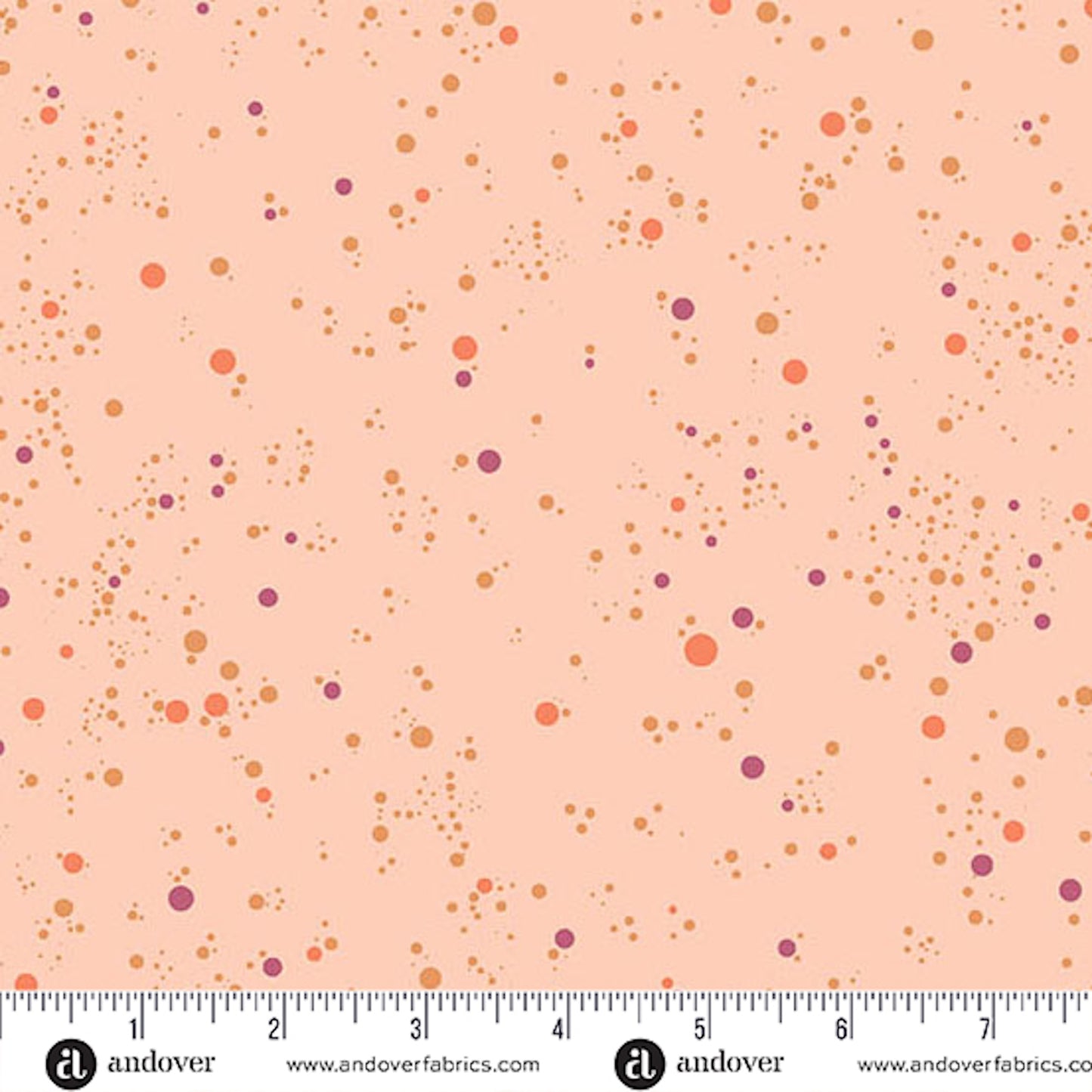 Fizz- Peach Fizz: Sold By The 1/2 Yard.