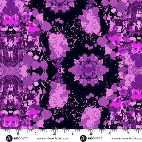 Phantasm- Elixir Dark Damask: Sold by the 1/2 Yard.