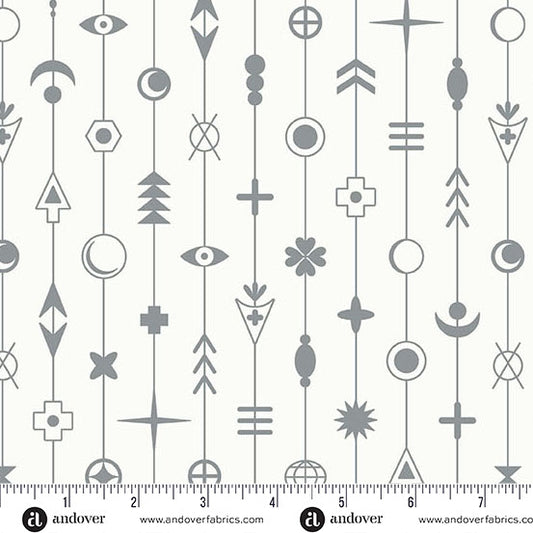 Sun Print Whisper- Cloud Gaze: Sold by the 1/2 yard