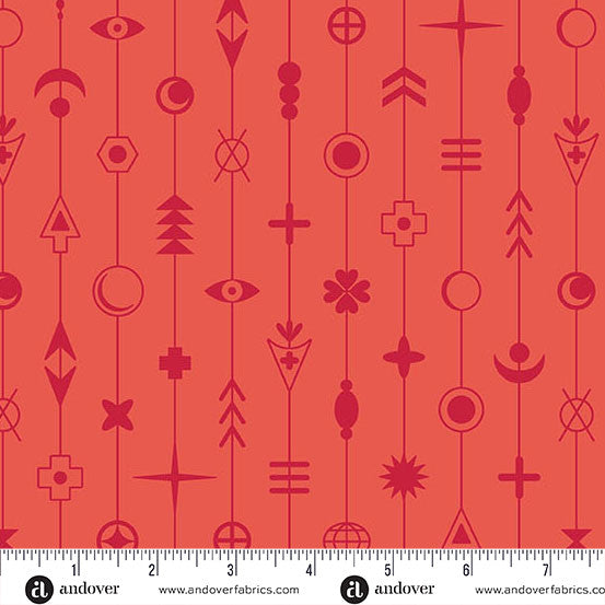 Camp Kitschy Lala- Lobster Gaze: Sold by the 1/2 yard