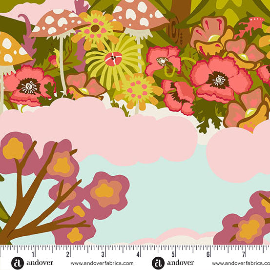 Camp Kitschy Lala- Autumn Echo: Sold by the 1/2 yard