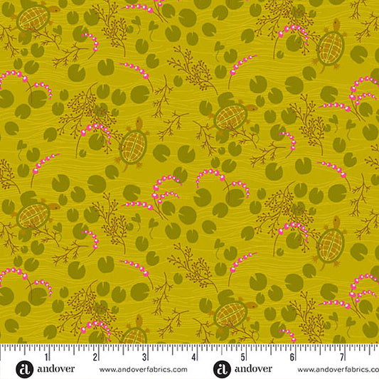 Camp Kitschy Lala- Lichen Canoe: Sold by the 1/2 yard
