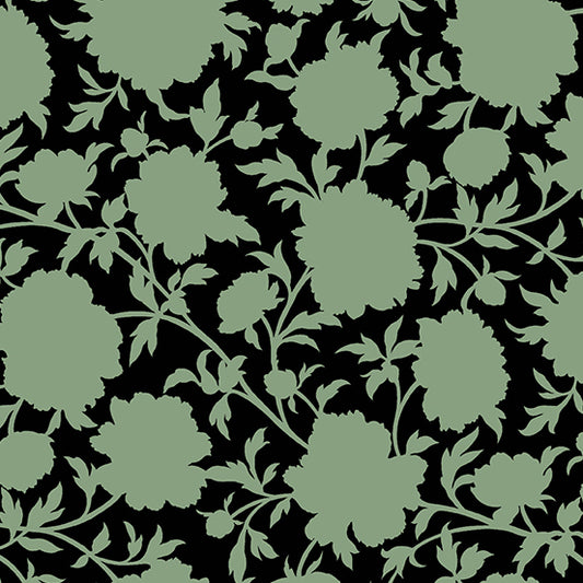 Verdigris- Patina Glenelg: Sold By The 1/2 Yard.