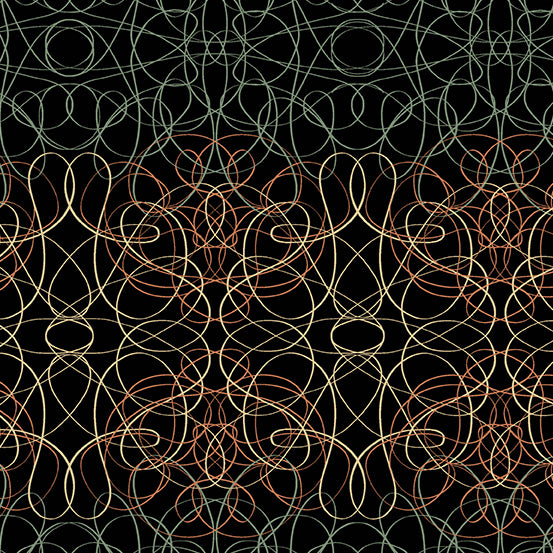 Verdigris- Ink Bellwoods: Sold By The 1/2 Yard.