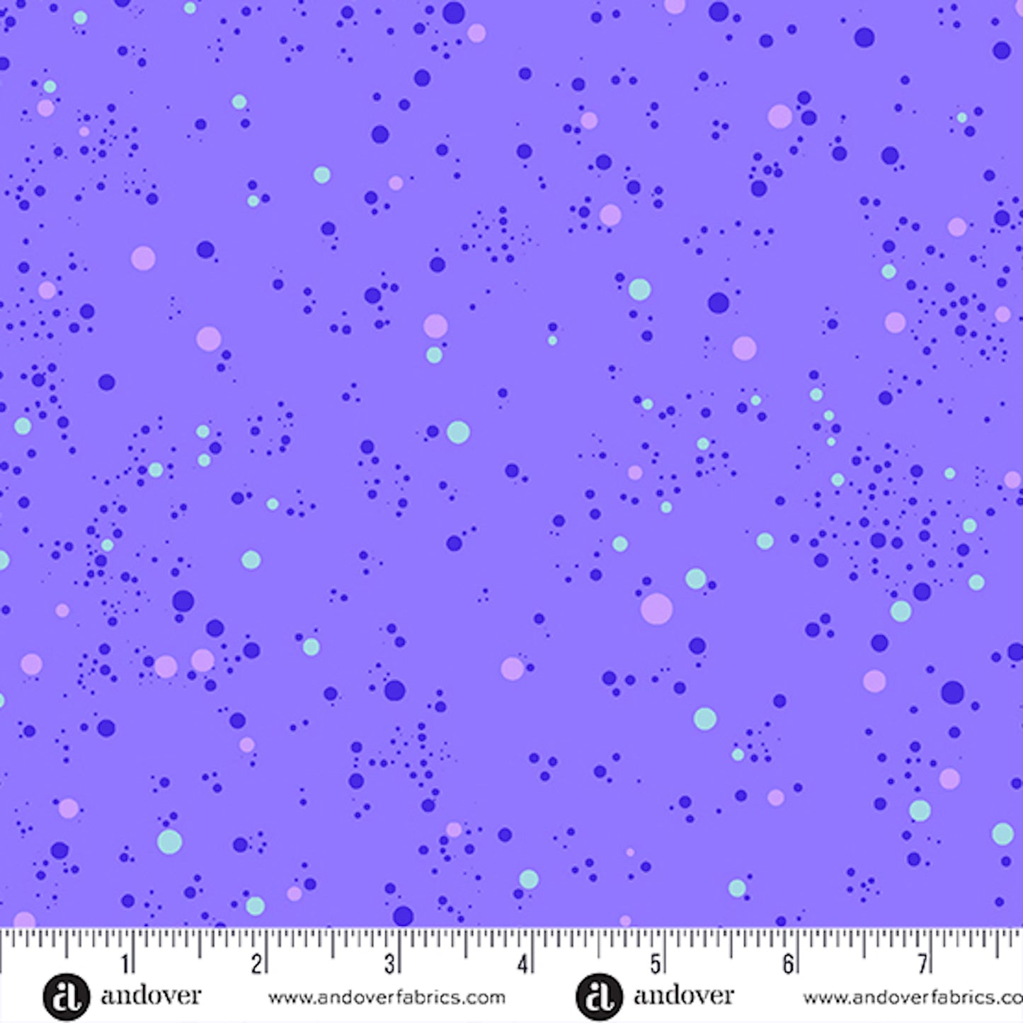 Deco Frost- Lavender Sky Snowfall: Sold By The 1/2 Yard.