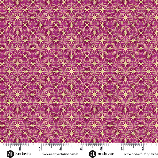 Luna- Pink Glow: Sold by the 1/2 yard