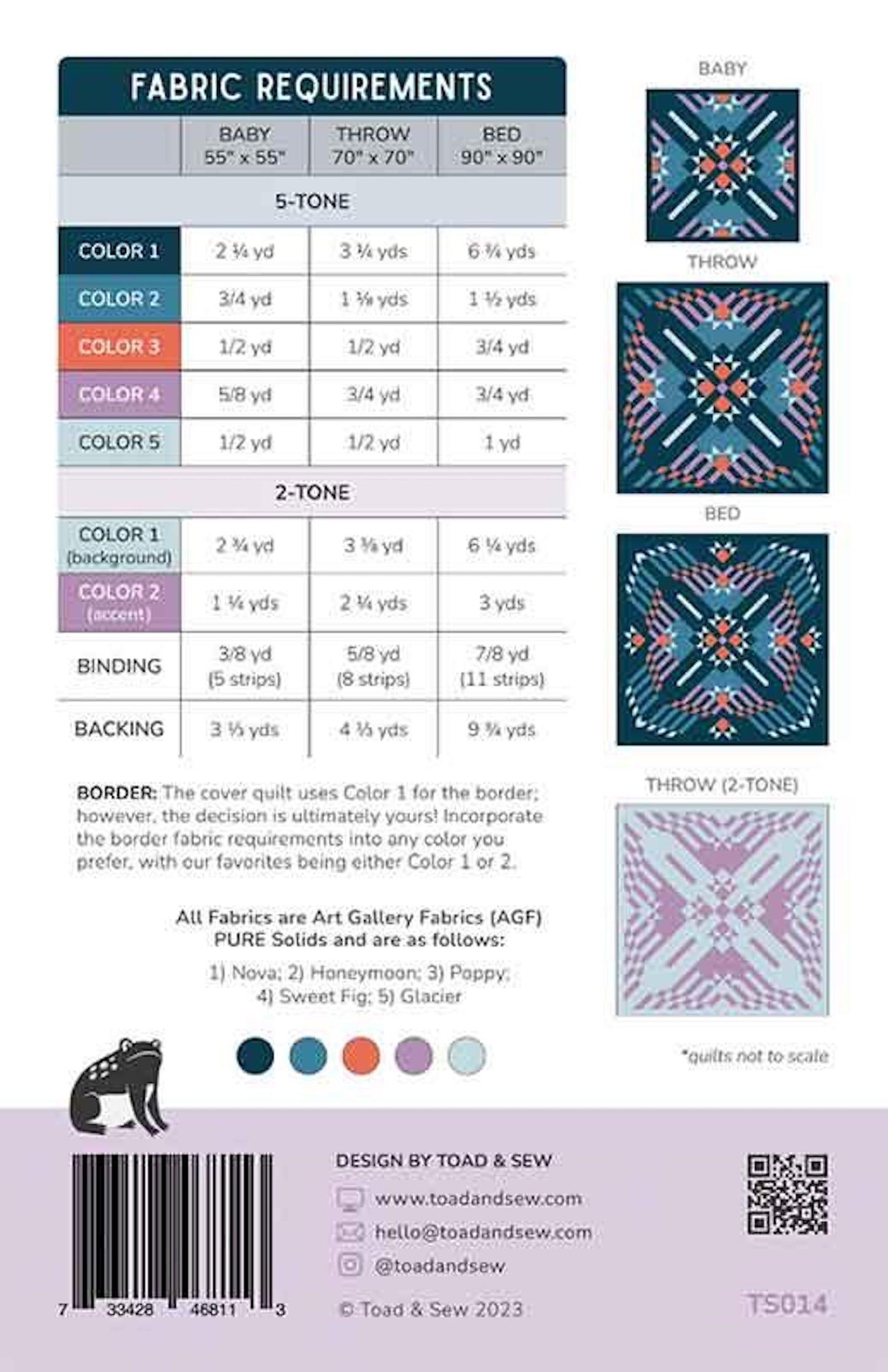 Nebulous Quilt Pattern