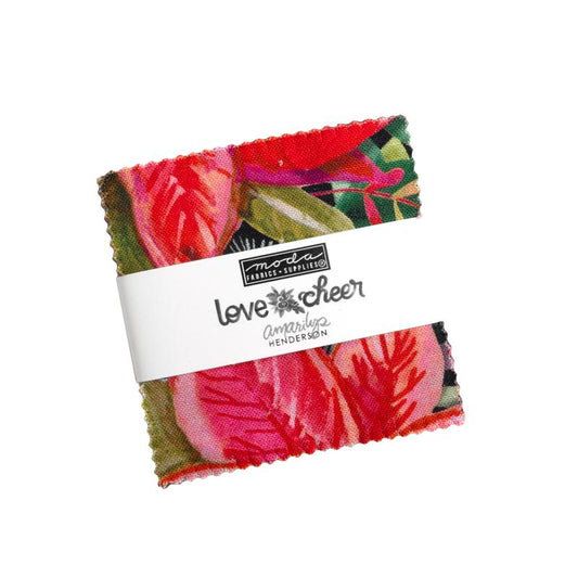 Love and Cheer Mini Charm Pack- 42 PCS- Moda