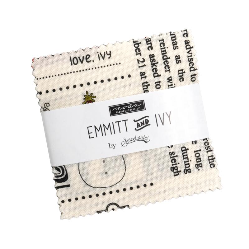 Emmitt and Ivy Mini Charm Pack- 42 PCS- Moda