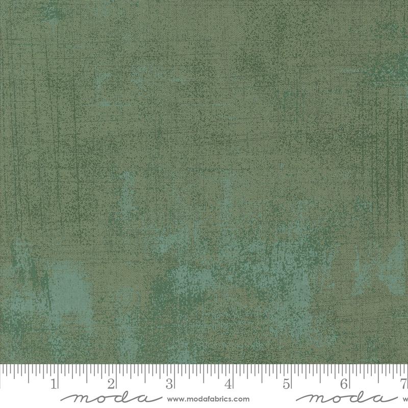 Acorn Hollow Grunge Basics- Eucalyptus: Sold by the 1/2 yard