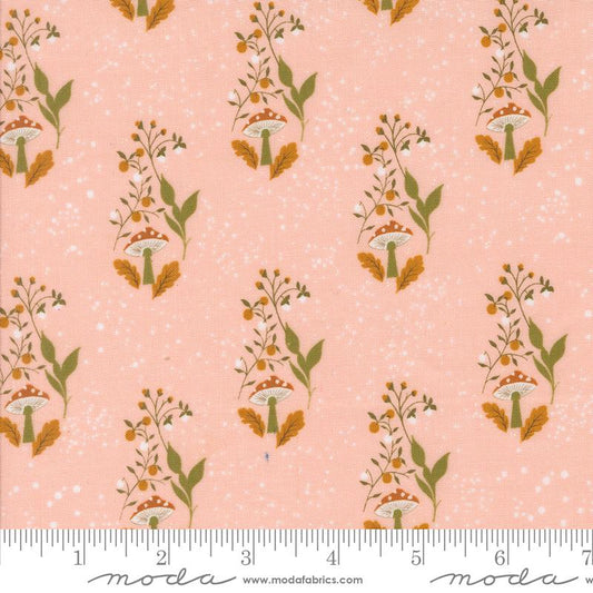 Frivolity- Blush Mushroom Path: Sold by the 1/2 yard