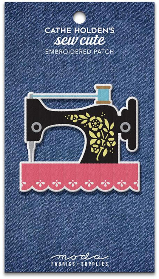 Iron-On Embroidered Patch- Sewing Machine