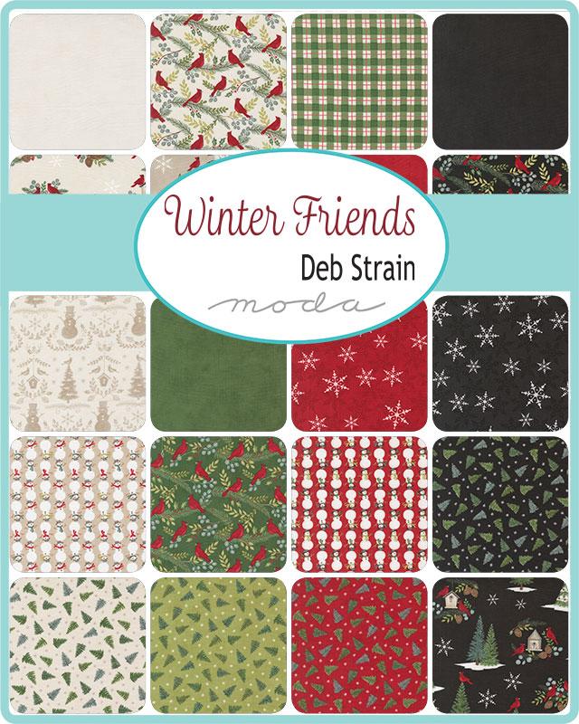 Winter Friends Mini Charm Pack- 42 PCS- Moda