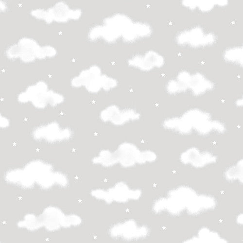 Moonlit Dreams- Pearl Allover Clouds MINKY: Sold by the 1/2 yard PREORDER