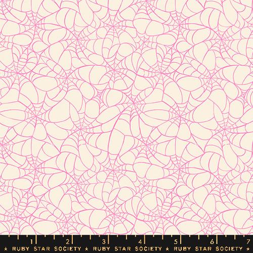 Glow Garden- Natural Tangled Web: Sold by the 1/2 yard