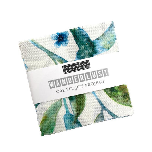 Wanderlust Mini Charm Pack- 42 PCS- Moda