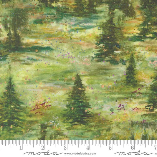Wanderlust- Forest Backwoods Landscape: Sold By The 1/2 Yard.