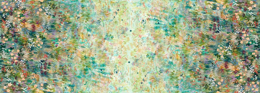 Wanderlust- Field Wildflower Grove: Sold By The 1/2 Yard.
