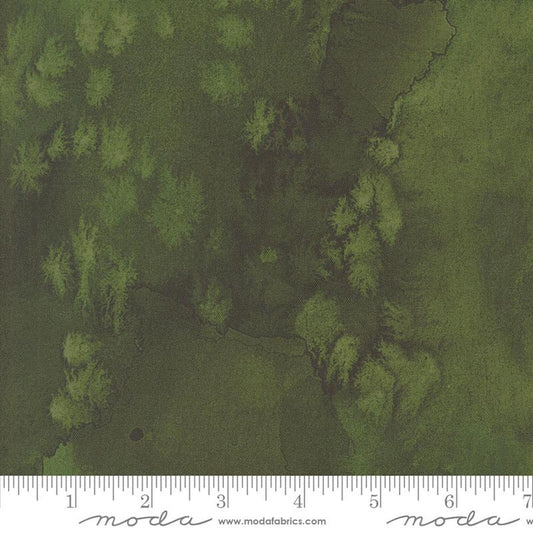 Flow Basics- Forest Watercolor: Sold By The 1/2 Yard.