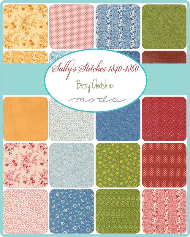 Sallys Stitches Charm Pack- 42 PCS- Moda