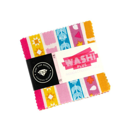 Washi Plus Mini Charm Pack- 42 PCS- Ruby Star Society