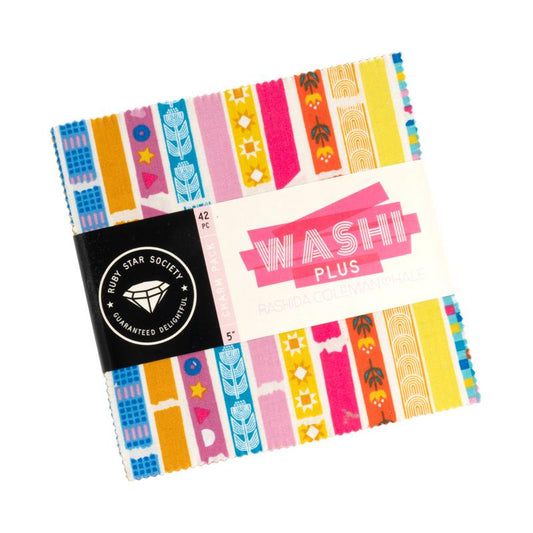 Washi Plus Charm Pack- 42 PCS- Ruby Star Society
