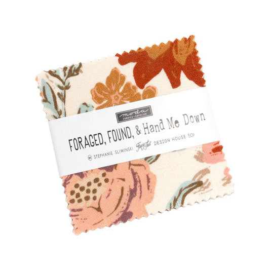 Foraged, Found, & Hand Me Down Mini Charm Pack- 42 PCS- Moda
