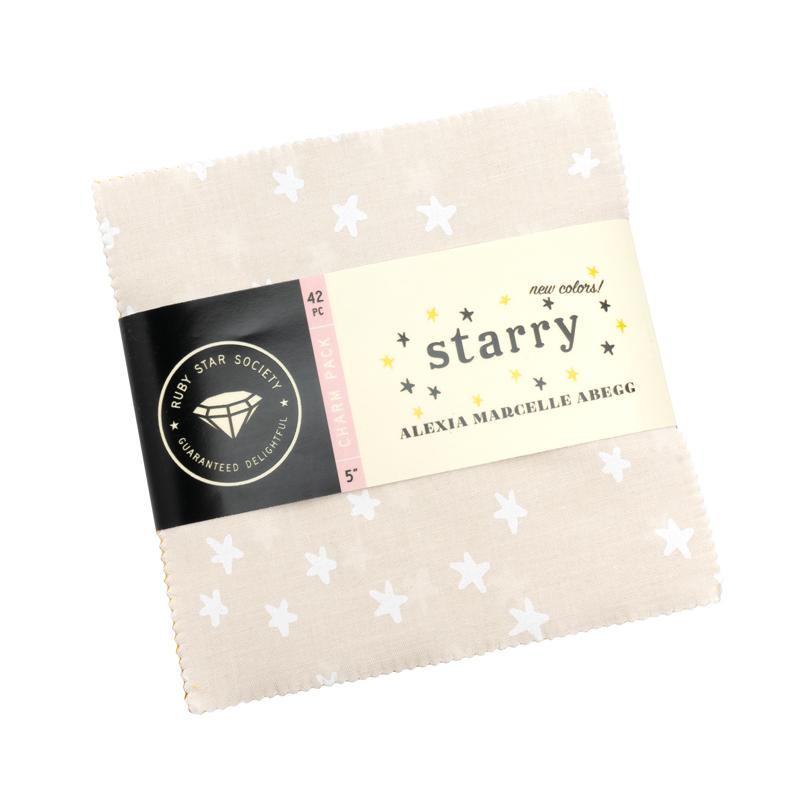 Starry NEW Charm Pack- 42 PCS- Ruby Star Society