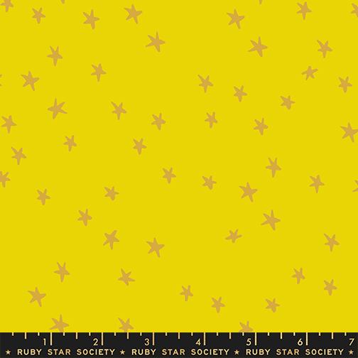 Starry- Golden Hour Stars: Sold by the 1/2 Yard