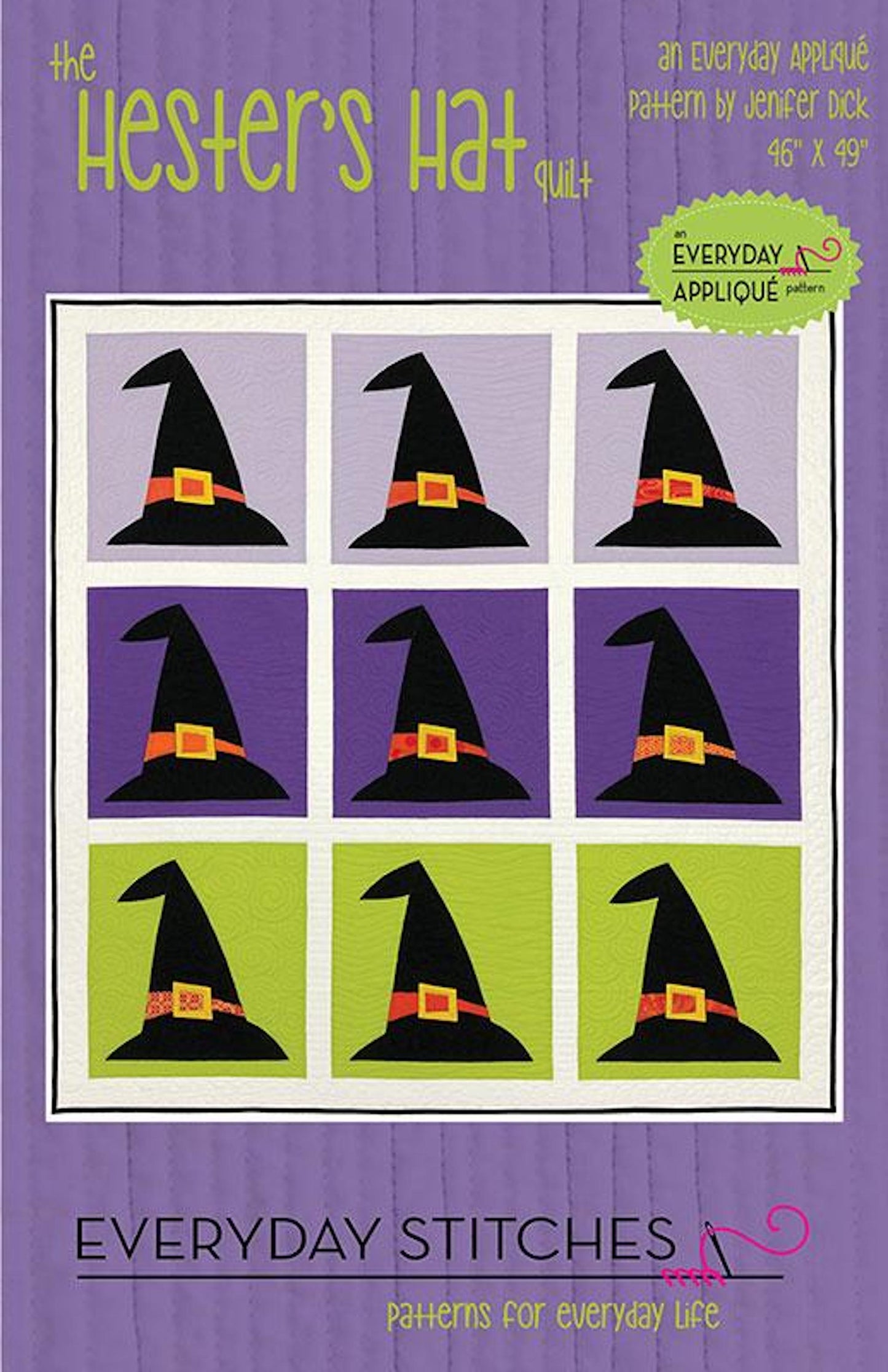 Hester's Hat Applique Quilt Pattern