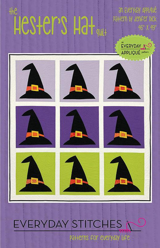 Hester's Hat Applique Quilt Pattern