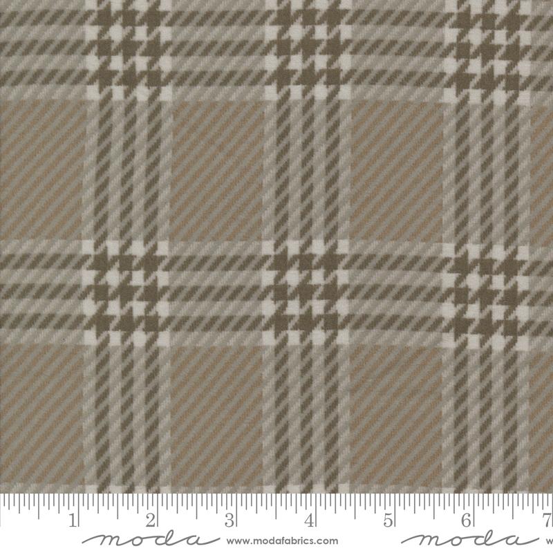 Prairie Gather Flannel- Etching Window Pane Plaid: Sold by the 1/2 Yard