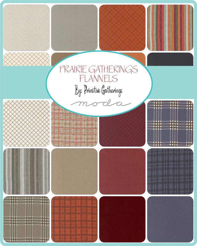 Prairie Gather Flannel- Layer Cake; 42pc