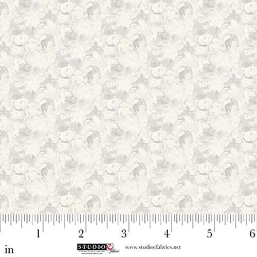 Hazy Shade of Winter- Pearl Flurries: Sold By The 1/2 Yard