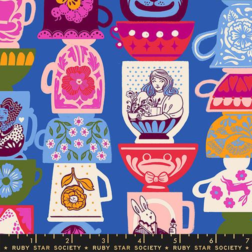 Hello Alice- Blue Ribbon Tea Party: Sold by the 1/2 yard
