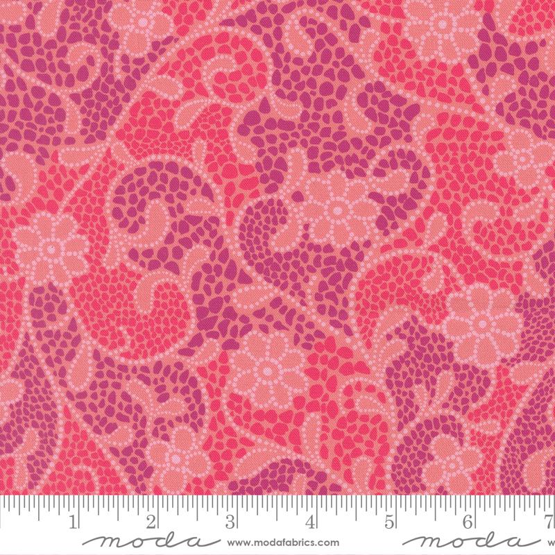 Parlor- Rose Good Vibes Only: Sold By The 1/2 Yard