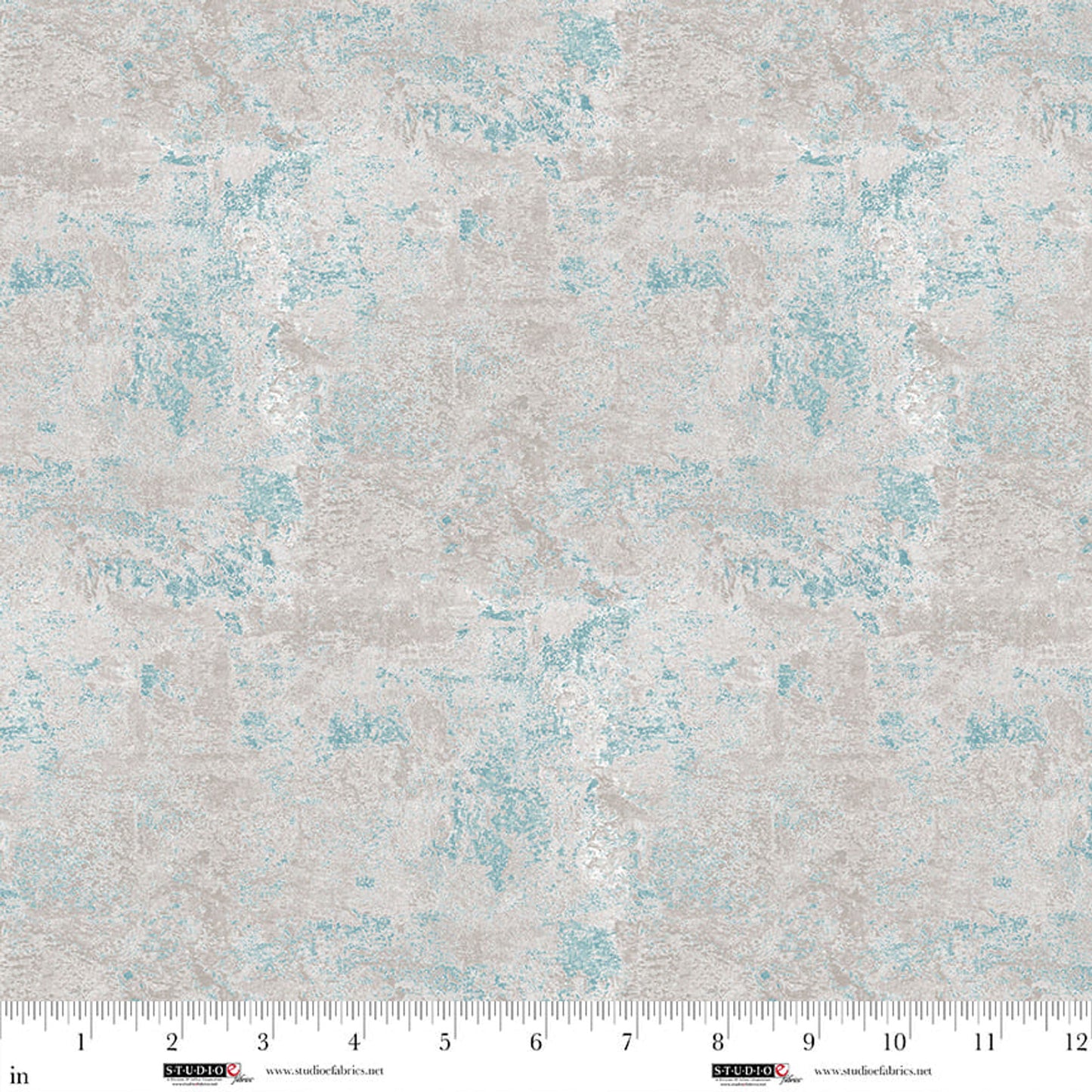 Out of the Woodwork- Mist Concrete: Sold By The 1/2 Yard
