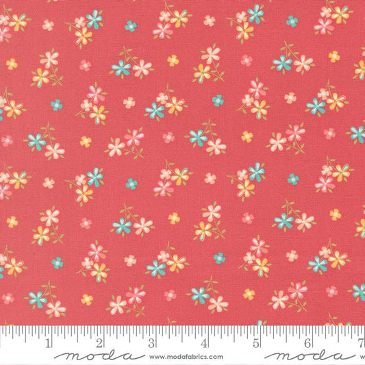 In the Garden- Strawberry Love Me: Sold By The 1/2 Yard