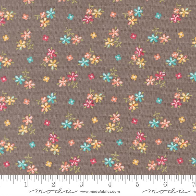 In the Garden- Slate Love Me: Sold By The 1/2 Yard