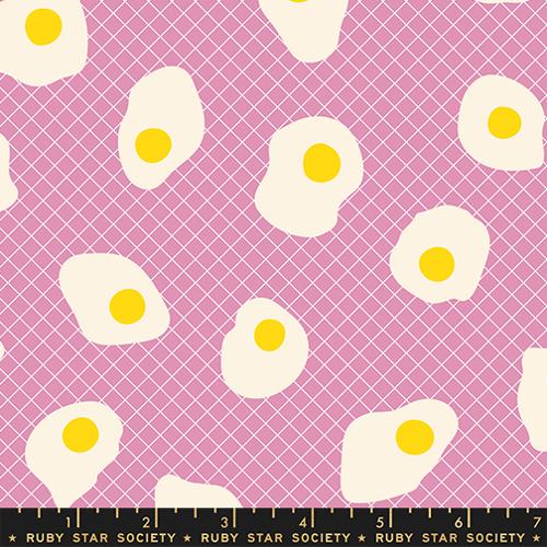 Egg and Friends- Kiss Fried Eggs: Sold by the 1/2 yard