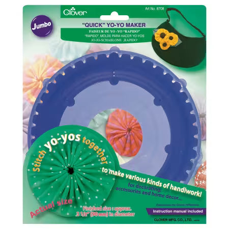 Clover Quick Flower Yo-Yo Maker: Jumbo