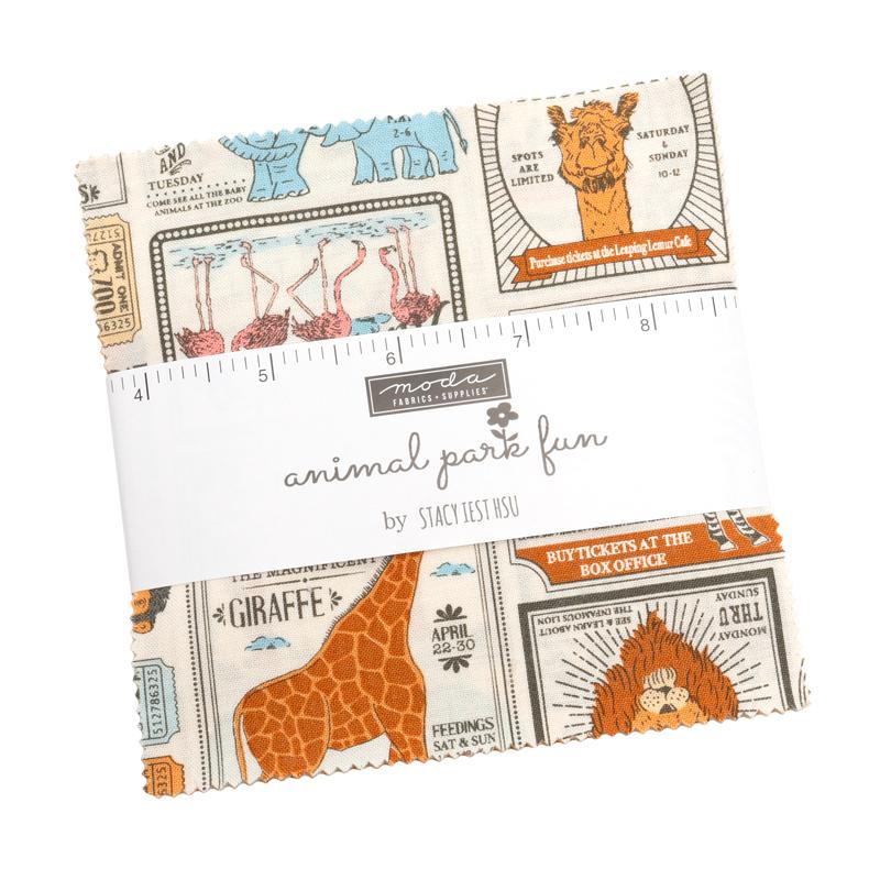 Animal Park Fun Charm Pack- 42 PCS- Moda