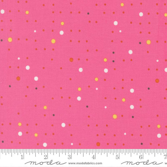 Balisong- Hibiscus Dapple Dot: Sold by the 1/2 yard