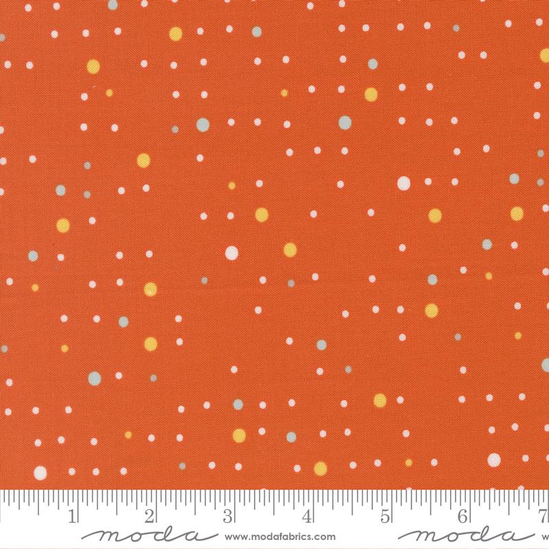 Balisong- Papaya Dapple Dot: Sold by the 1/2 yard