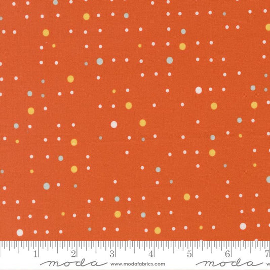 Balisong- Papaya Dapple Dot: Sold by the 1/2 yard