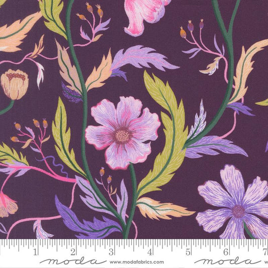 Floral Fondant- Plum Pastel Petals: Sold by the 1/2 yard