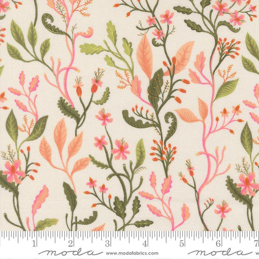Floral Fondant- Cloud Pastel Floral: Sold by the 1/2 yard